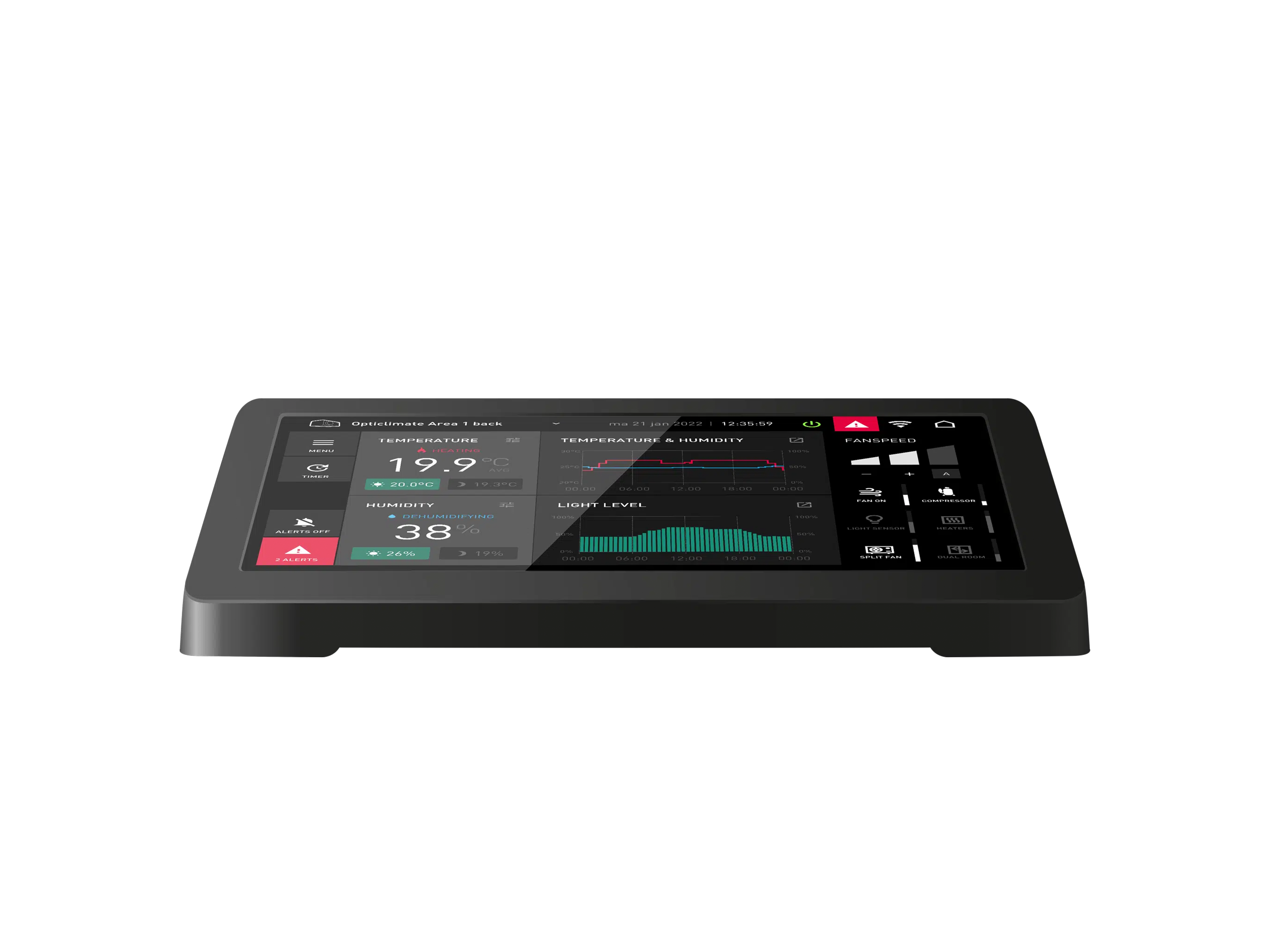 Dry-Well Smart Remote Controller screen