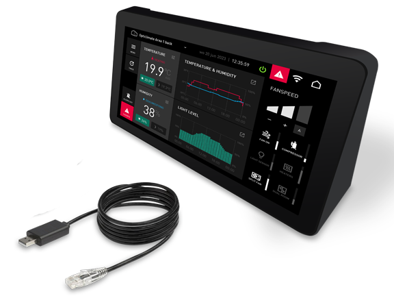 Dry-Well controller user interface dashboard